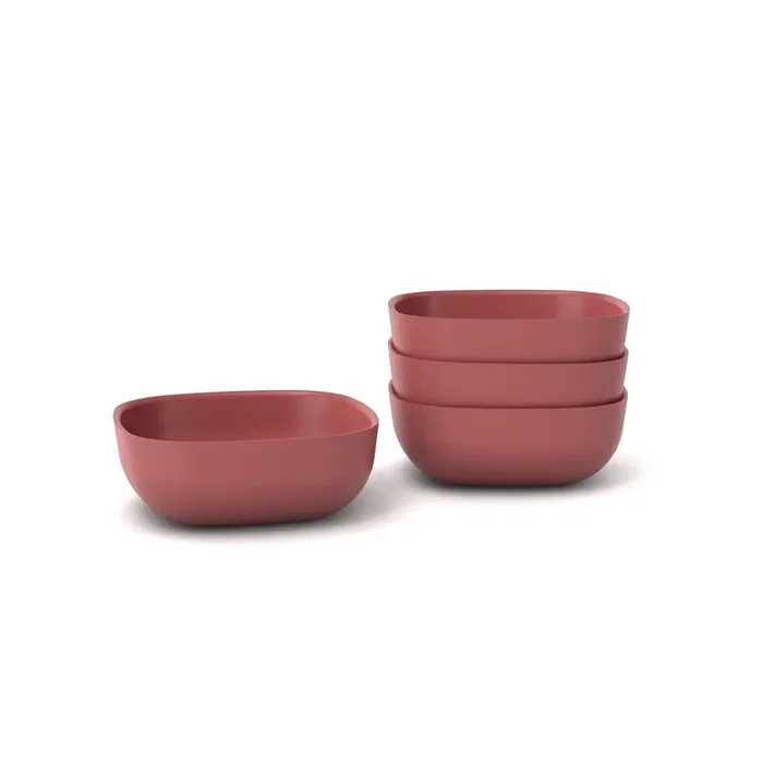 Bamboo Cereal Bowl – 4 Piece Set – Spice