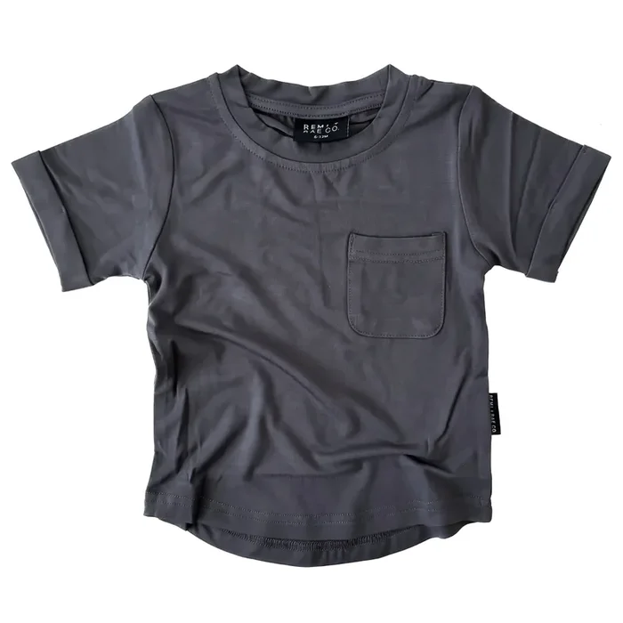 Bamboo Pocket Tee – Storm