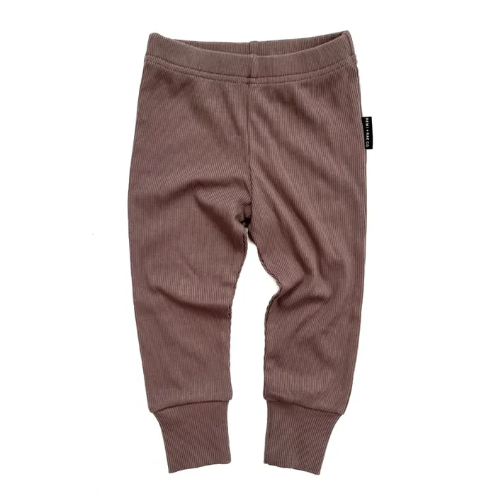 Bamboo Ribbed Leggings – Mocha