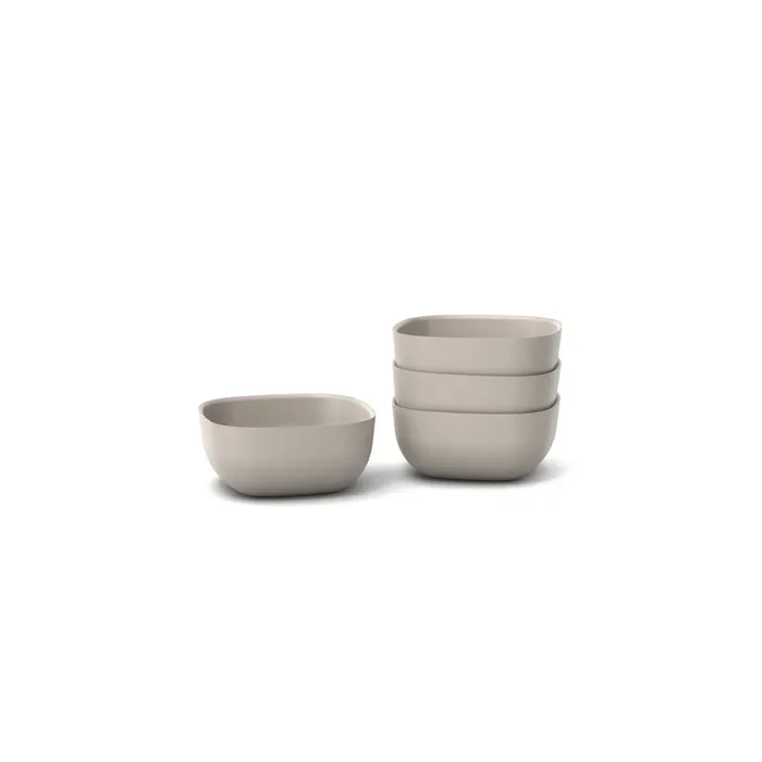 Bamboo Small Bowl – 4 Piece Set – Stone