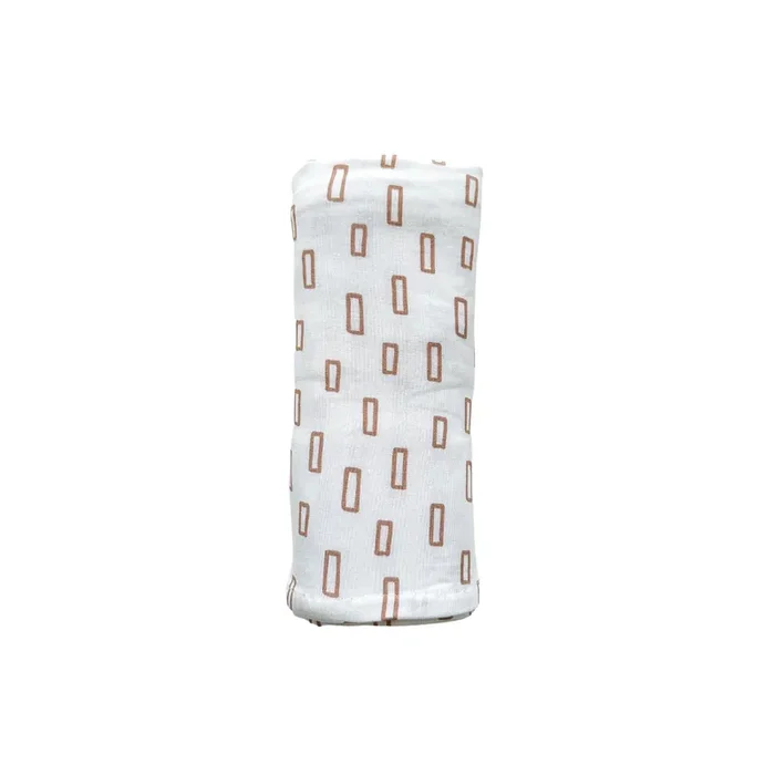 Bamboo Stretch Swaddle – Neutral Rectangle