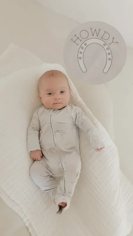 Bamboo Zip Pajamas | Howdy