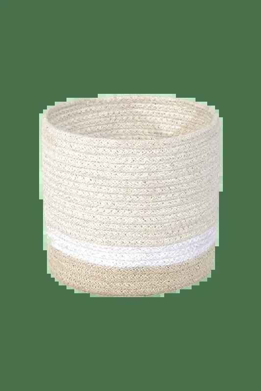 Basket Mini Tricolor Ivory – My Little Ones