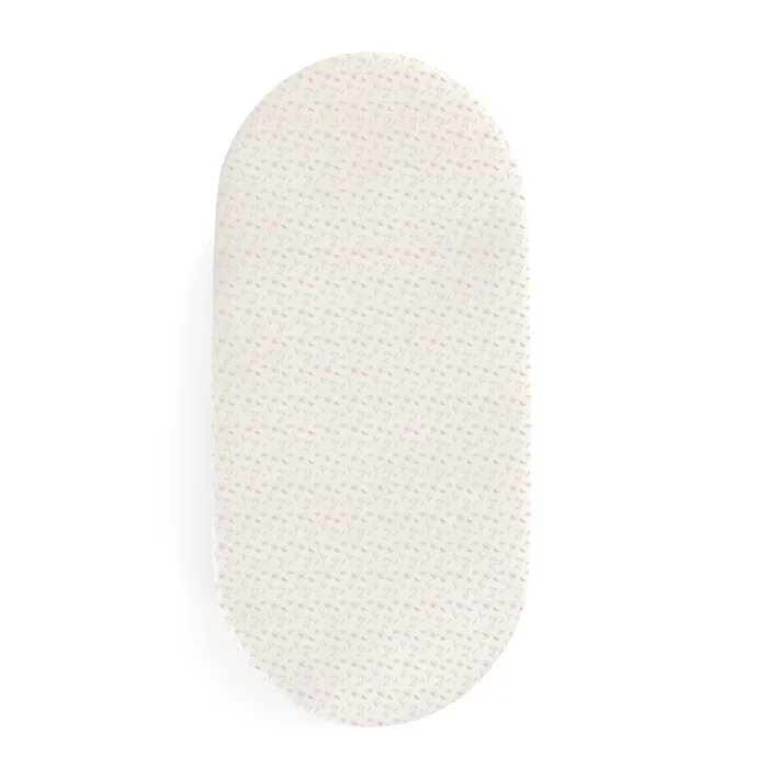 Bassinet Sheet / Changing Pad Cover – Hand Drawn Flowers
