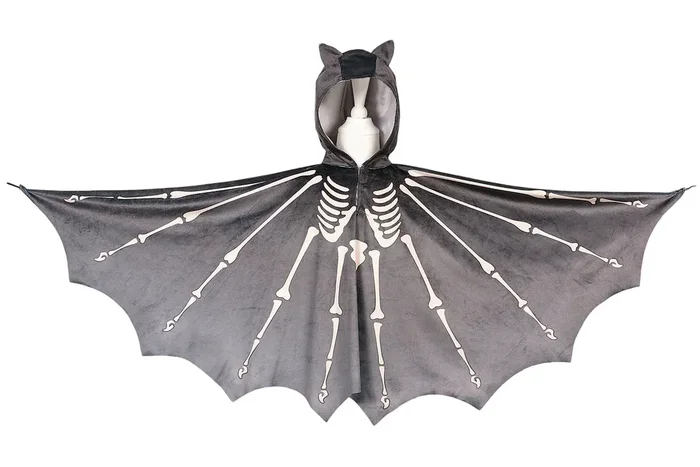 Bat Halloween Costume Cape For Kids – Carnival & Festive Use – Sz 4-8 Yrs