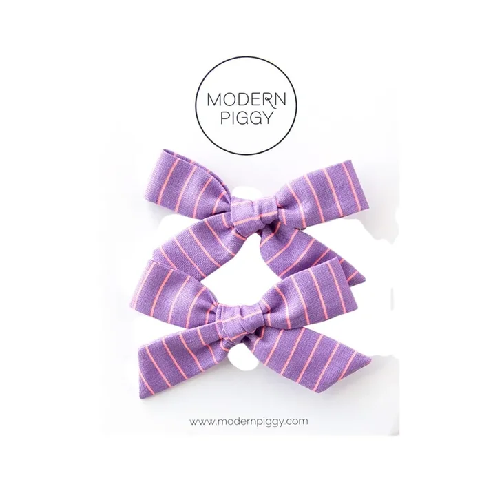 Beach Ball | Pigtail Set – Hand-tied Bow