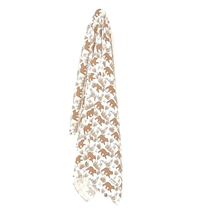 Bear Print Swaddle
