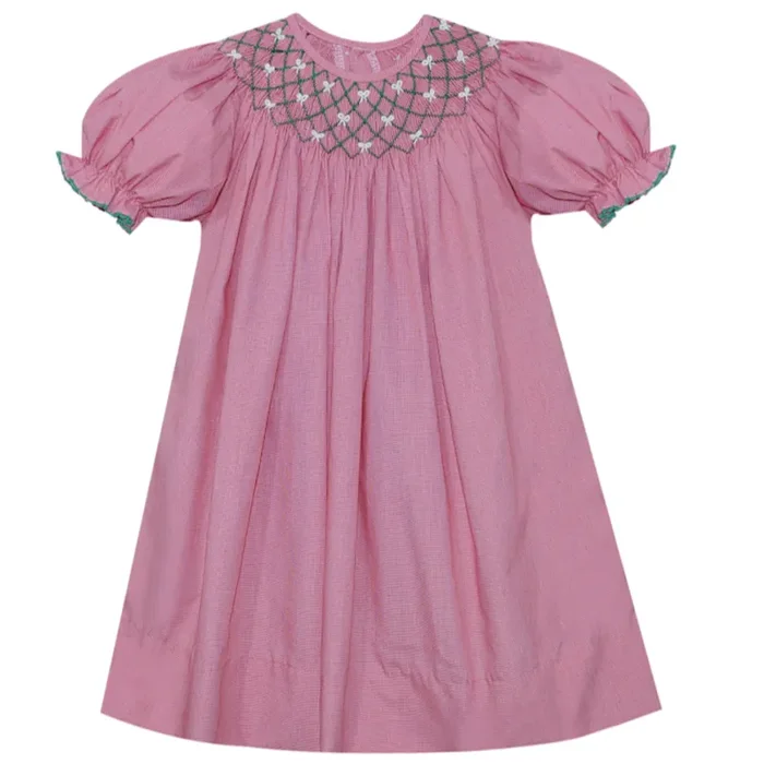 Beatrice Bishop Dress-Red Christmas