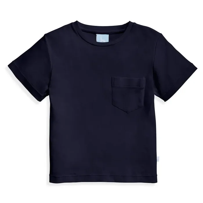 Bella Bliss Navy Pima Mac Tee