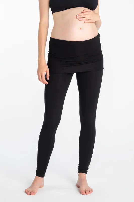 Belly Support Umstandsleggings aus Modal