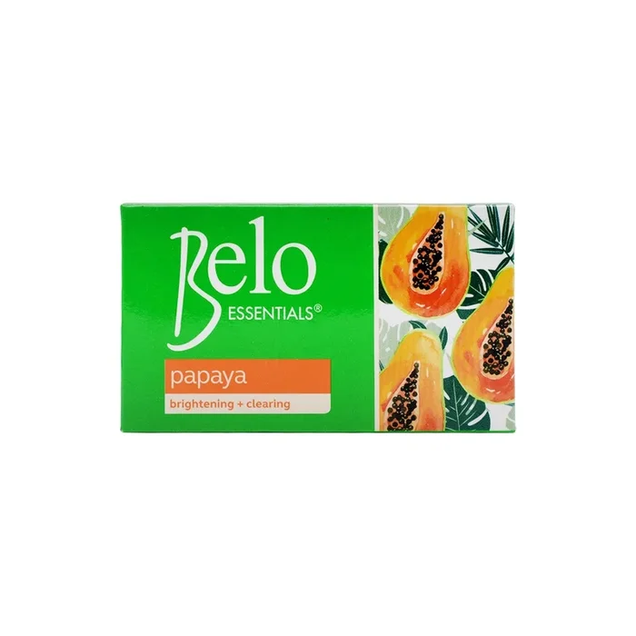 Belo Essentials Brightening+Clearing Soap Papaya Green 135gm