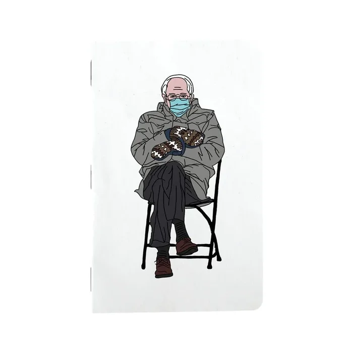 Bernie Sanders Mittens – Two 32-page Pocket-sized Notebooks