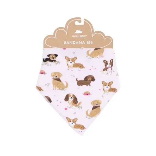 Best Friend Dogs Pink Bandana Bib