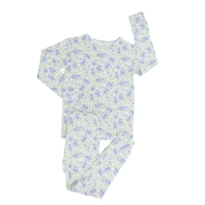 Big Kid Pajama – Vintage Flower Purple