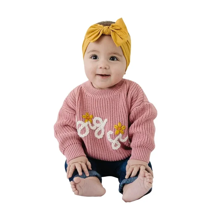Big Sis Hand Embroidered Sweater