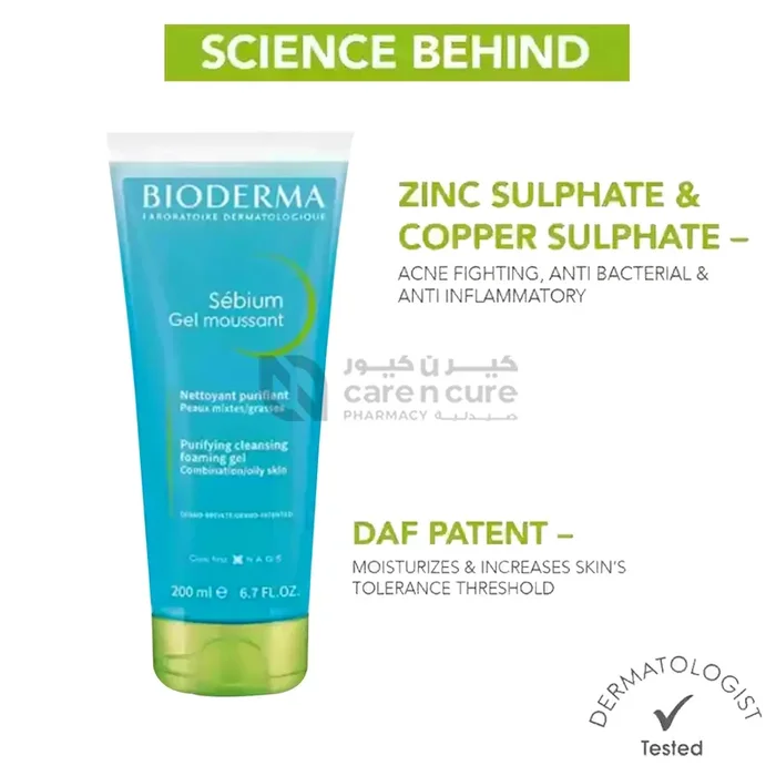Bioderma Sebium Moussant T 200 ml