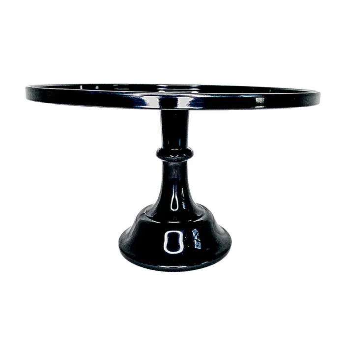 Black Melamine Pedestal Cake Stand