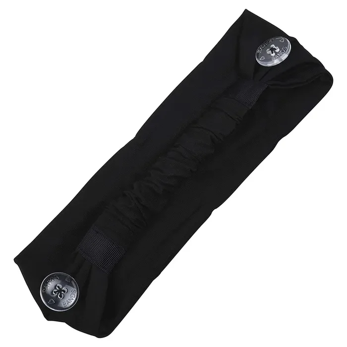 Black Savior Mask Headbands With Buttons For Masks