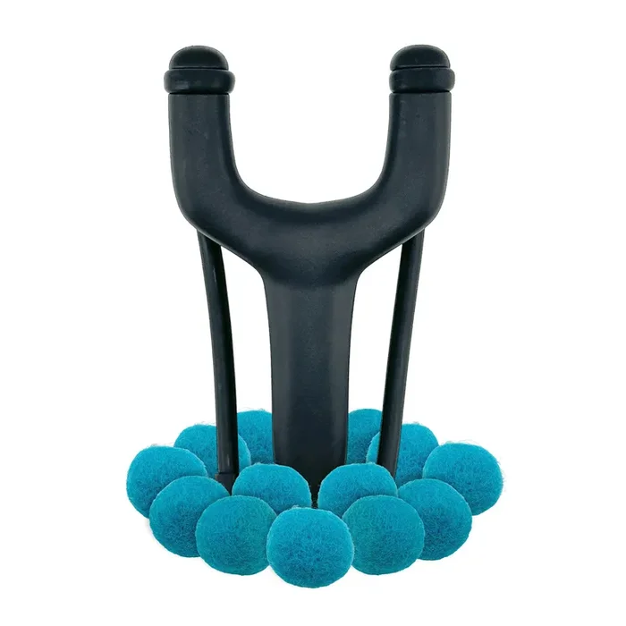 Black Trouble Maker Slingshot + Felt Ammo