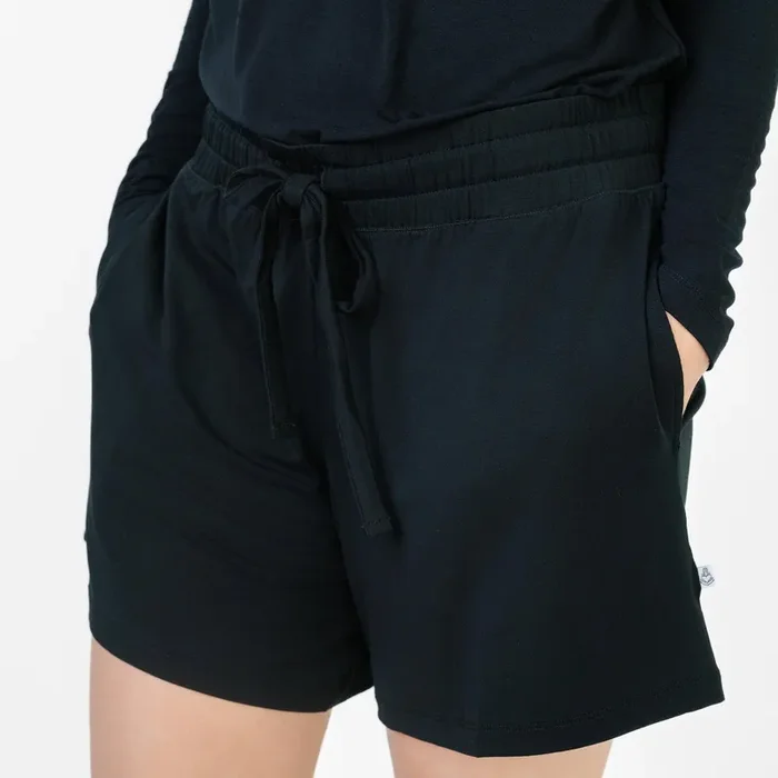 Black | Women’s Bamboo Pajama Shorts