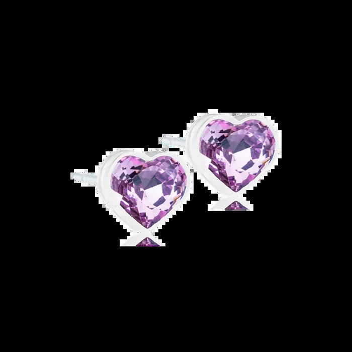 Blomdahl Cj Mp Heart 6mm Light Amethyst 15-0121-74 [B]