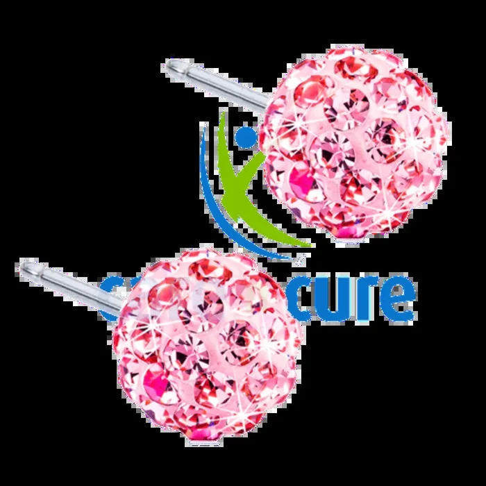 Blomdahl Cj Nt Crystal Ball 6mm Light Rose 15-1268-24 [D]