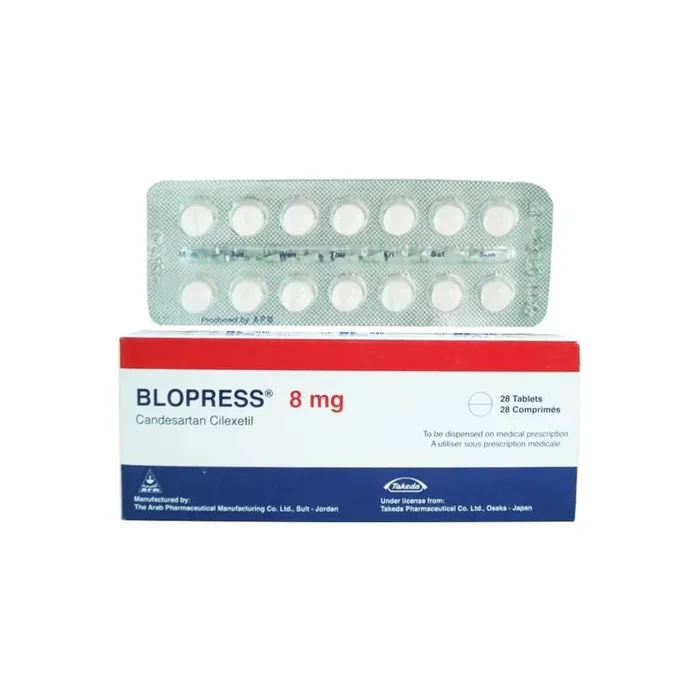 Blopress 8mg Tablets 28 Pieces