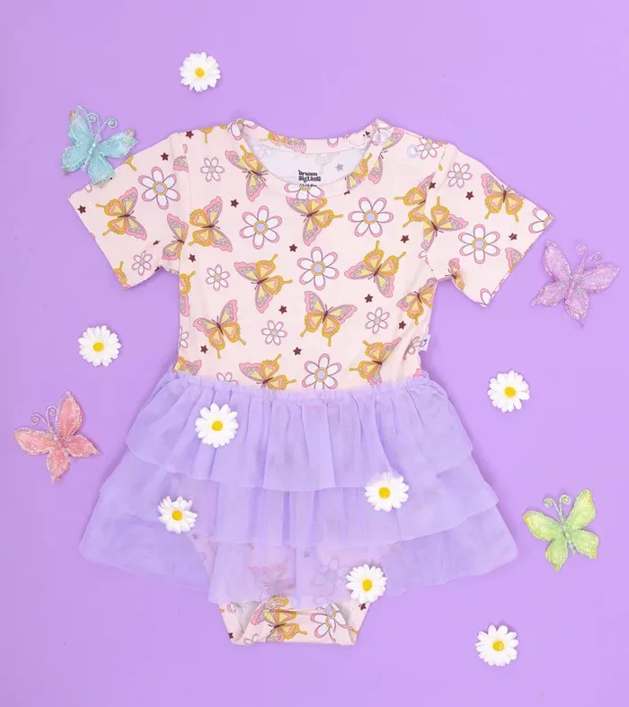 Blossomin’ Butterfly Dream Tutu Bodysuit Dress