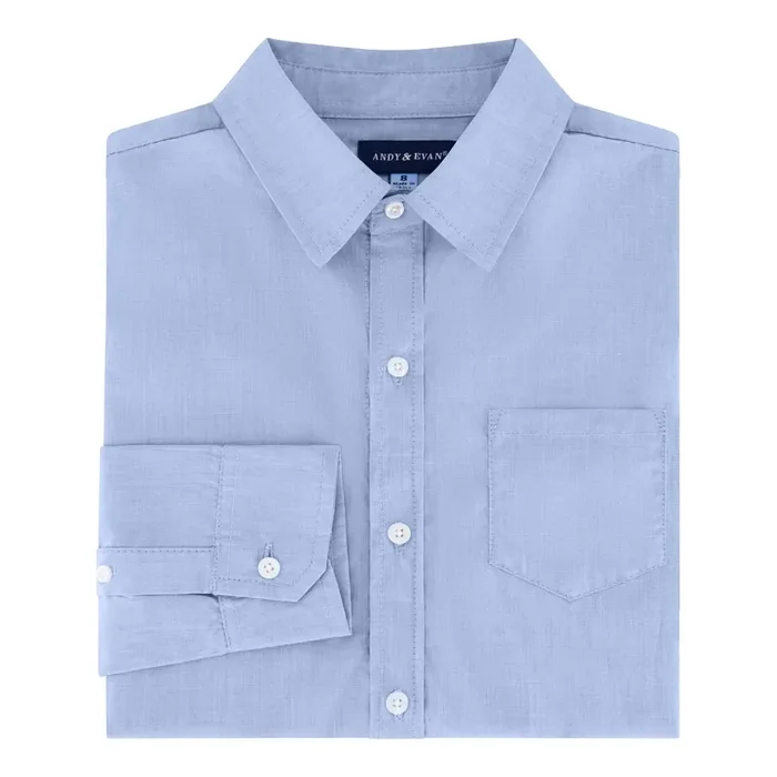 Blue Chambray Button-down