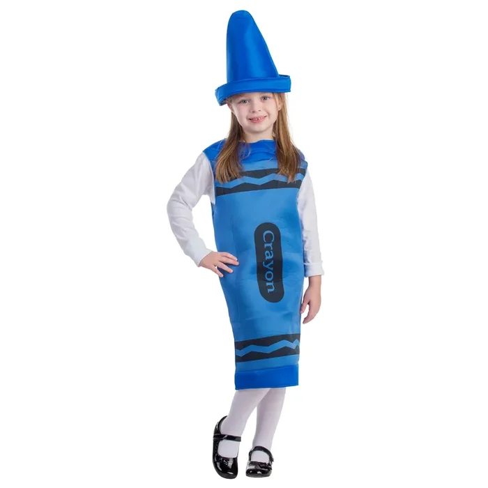 Blue Crayon Costume – Kids