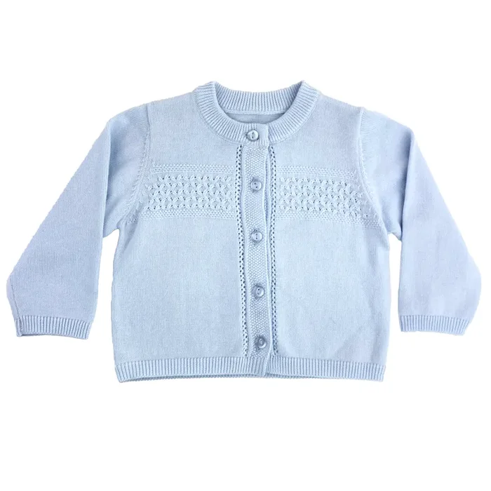 Blue Diamond Lightweight Knit Cardigan