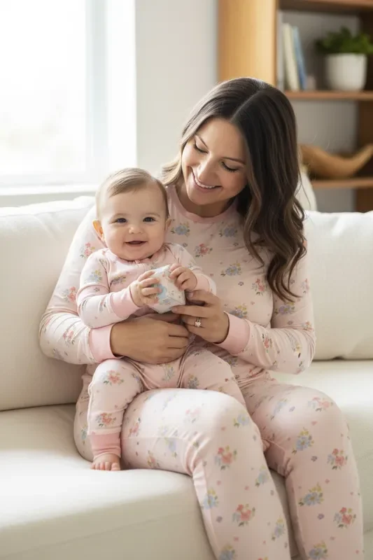Blush Bloom (women’s Long Sleeve Pj)