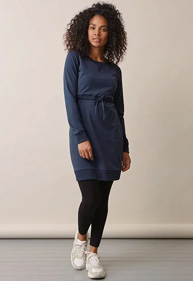 Boob Organic Cotton Maternity & Nursing B-Warmer Dress with Fleece-Lined Bust – More Colours