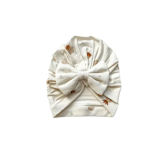 Bow Turban Hat – Boho Strawberry