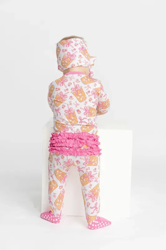 Bows And Brews Bamboo Convertible Zip Romper