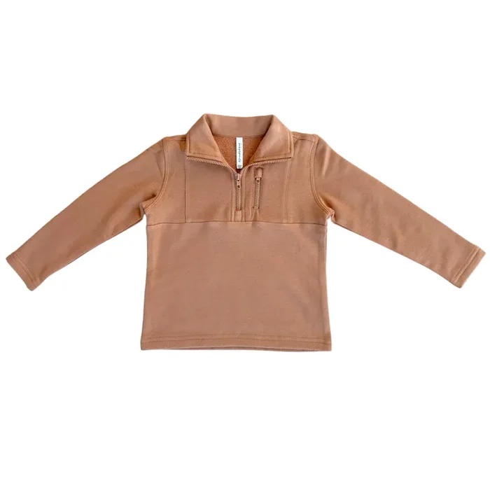 Boy’s 3/4 Fleece Zip Sweatshirt