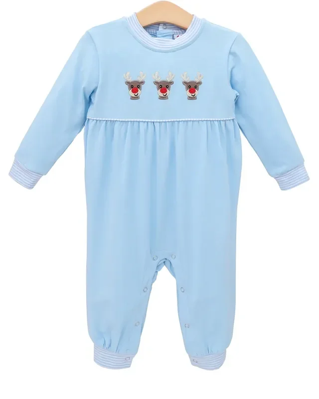 Boy’s Run Run Rudolph Romper