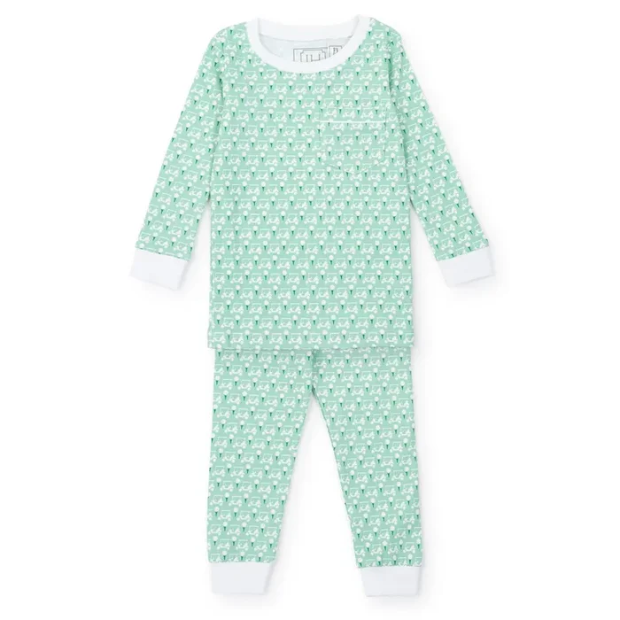Bradford Boys’ Pima Cotton Pajama Pant Set – Golf Putting Green