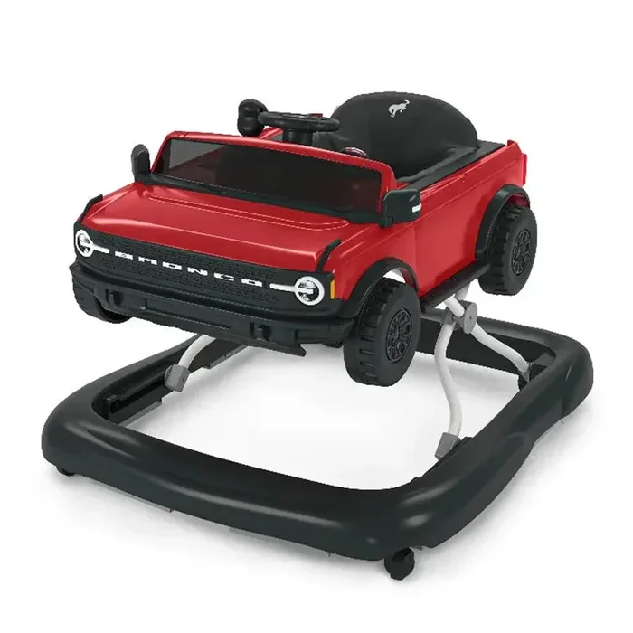 Bright Starts – Ways to Play 4-in-1 Walker – Ford Bronco, Race Red
