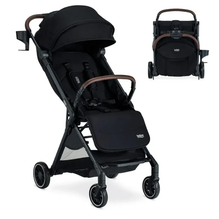 Britax® Juniper™ Compact Stroller with One-Hand RapidFold™ – Raven Black