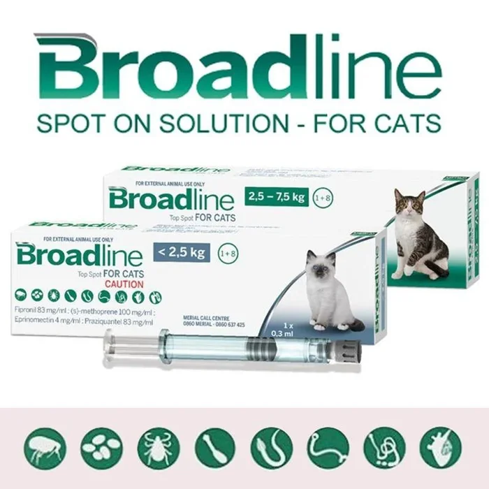 Broadline All-in-One Spot On Solution For Cats