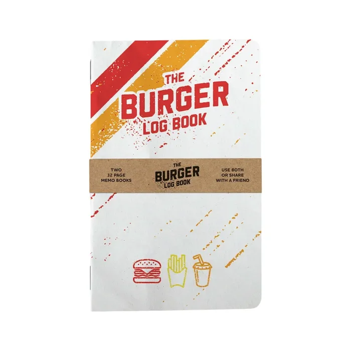 Burger Log Book – Two 20-page Books