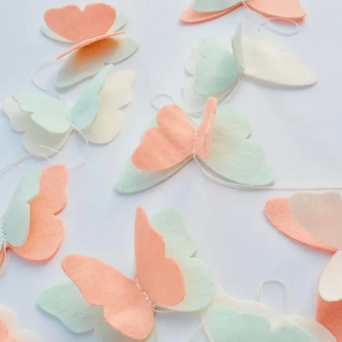 Butterfly Felt Garland
