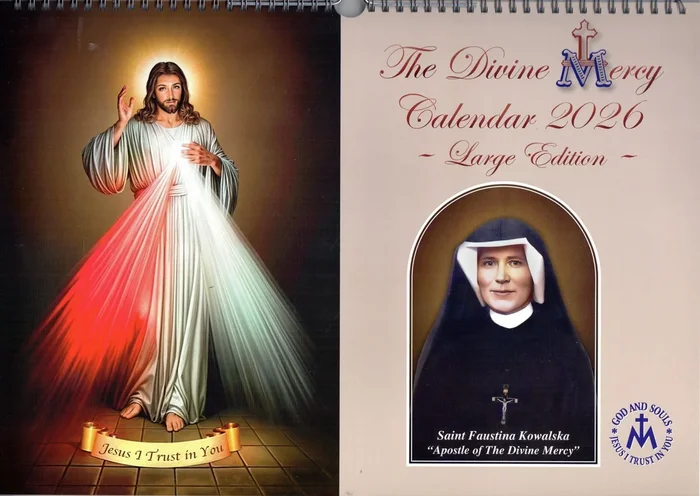 Calendar – Divine Mercy Wall Large 2026