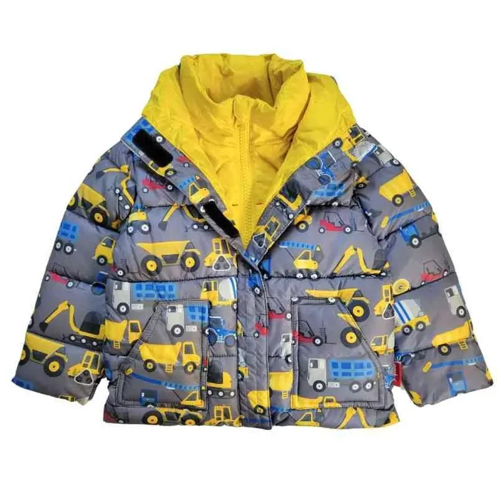 Car Seat Coat | The Road Coat Vegan – Construction Print