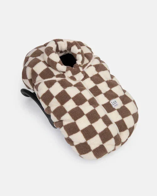 Car Seat Cocoon – Checker Berber