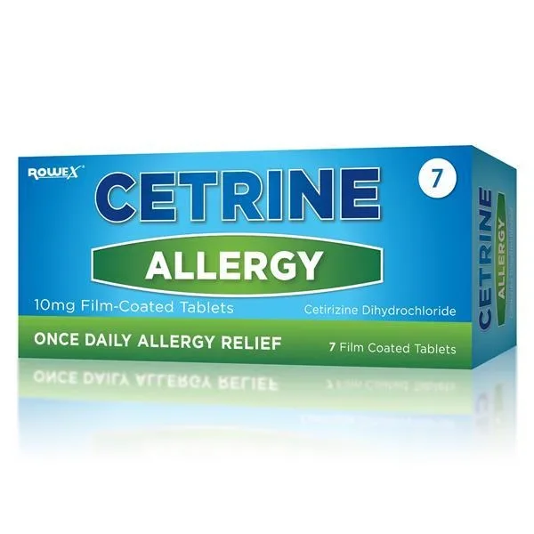 Cetrine Allergy 10mg Tablets