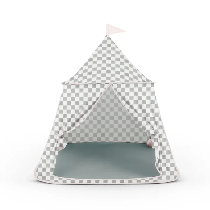 Checker Matcha Play Tent