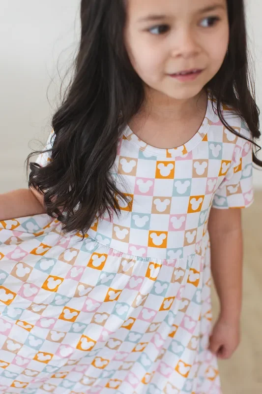 Checkerboard Charm – Dress