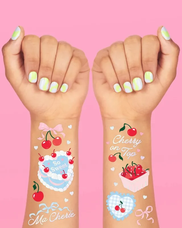 Cherry Tats – 50 Temporary Tattoos